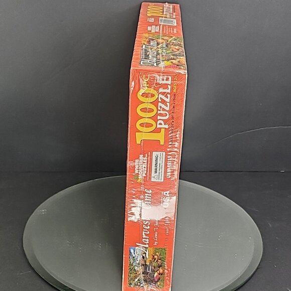 Rare White Mountain Puzzles Harvest Time 1000 Piece Jigsaw Puzzle 9115 SEALED US - Picture 6 of 10